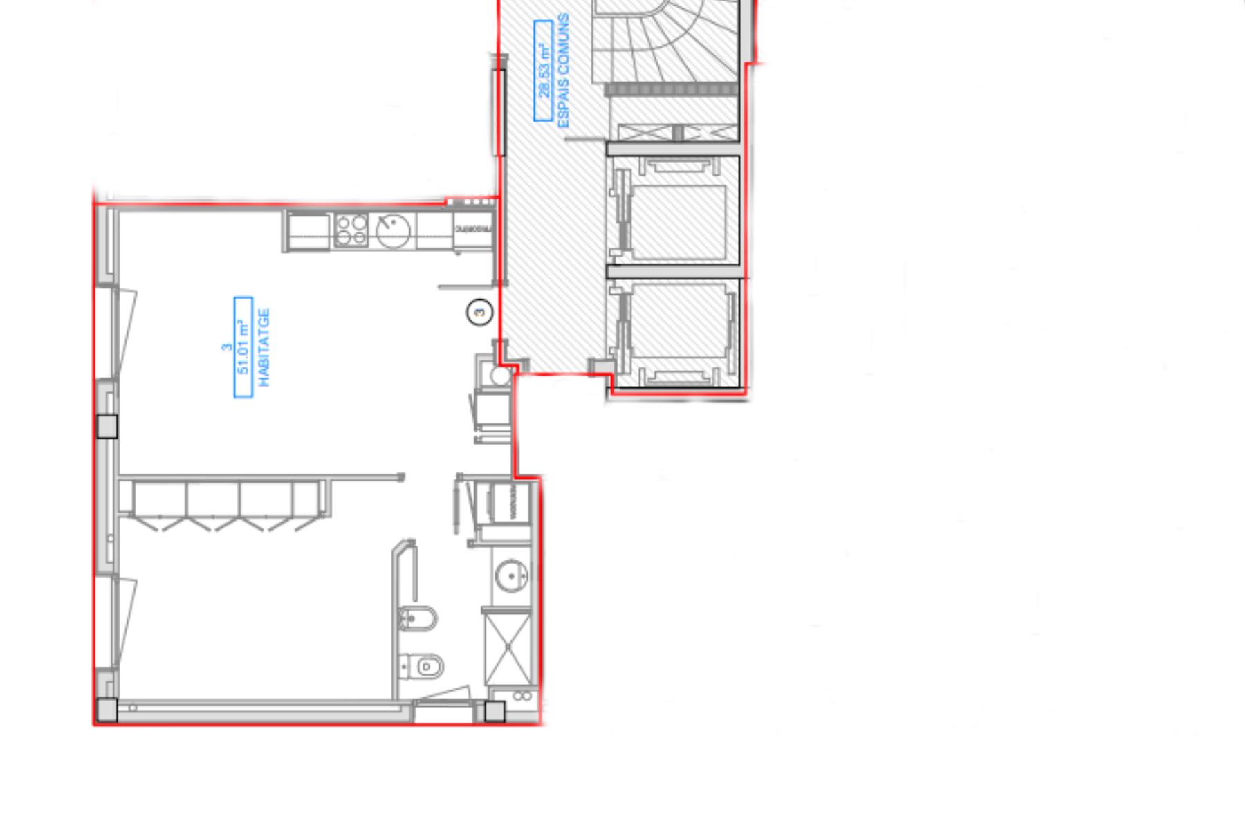 PIS EN VENDA A CENTRE D'ESCALDES